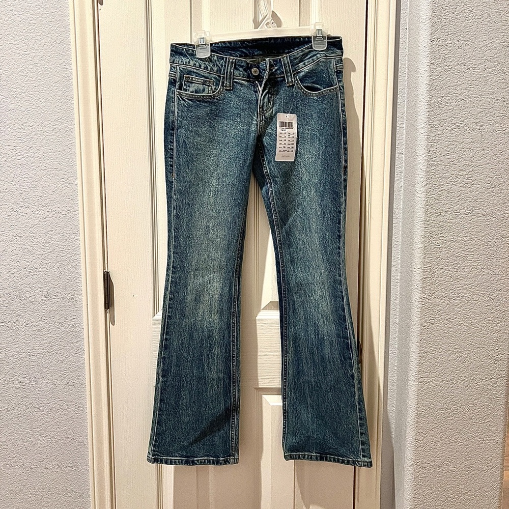 brandy melville low rise bootcut jeans